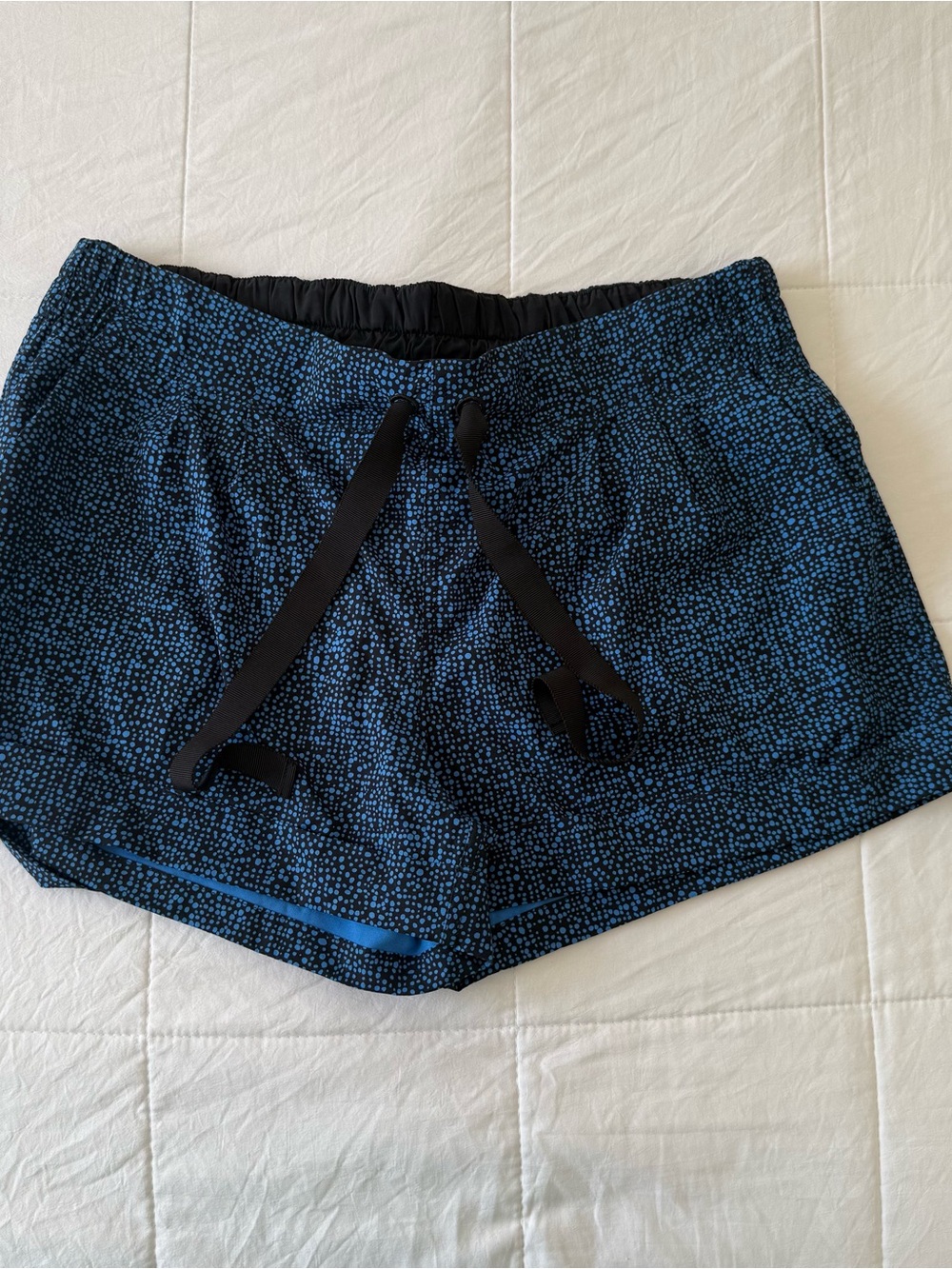 lululemon athletica Blue Speckled Athletic Shorts Size 10